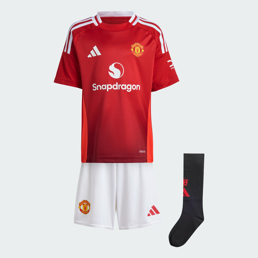 adidas Manchester United Kids Home Mini Kit 24/25 Club Replica   - Third Coast Soccer