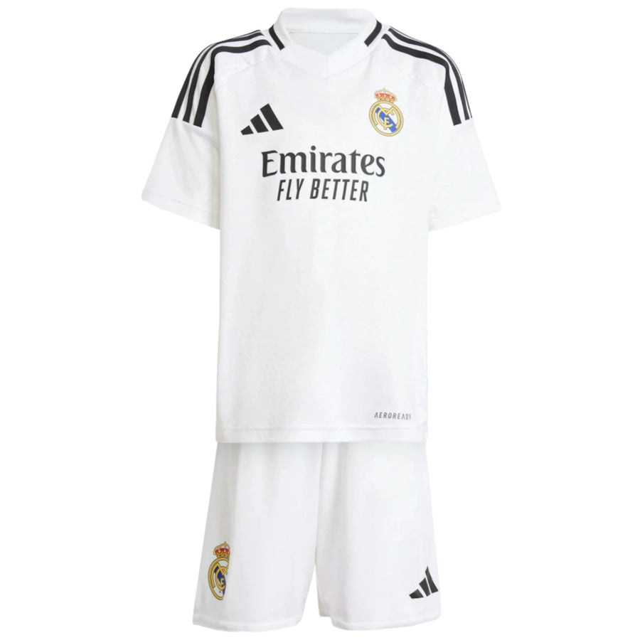 adidas Kids Real Madrid Home Mini Kit 24/25 Club Replica   - Third Coast Soccer