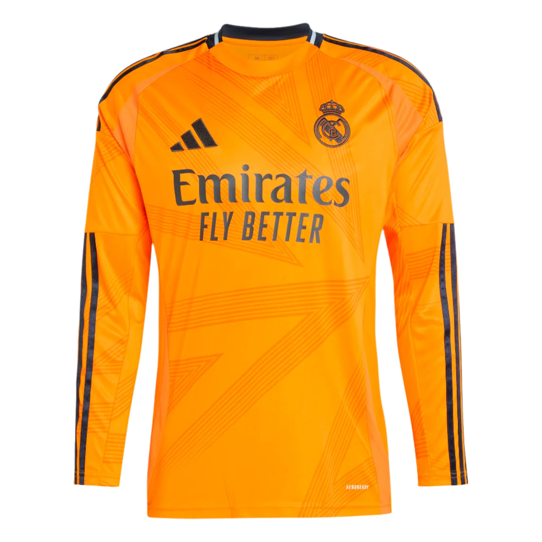 adidas Real Madrid Away LS Jersey 24/25 Club Replica   - Third Coast Soccer