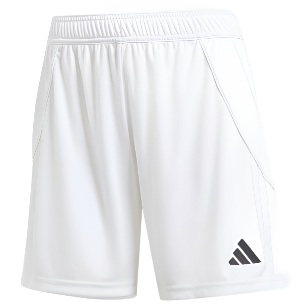 adidas Covington FC Women's Tiro 24 Short - White Covington FC 24-26   - Third Coast Soccer