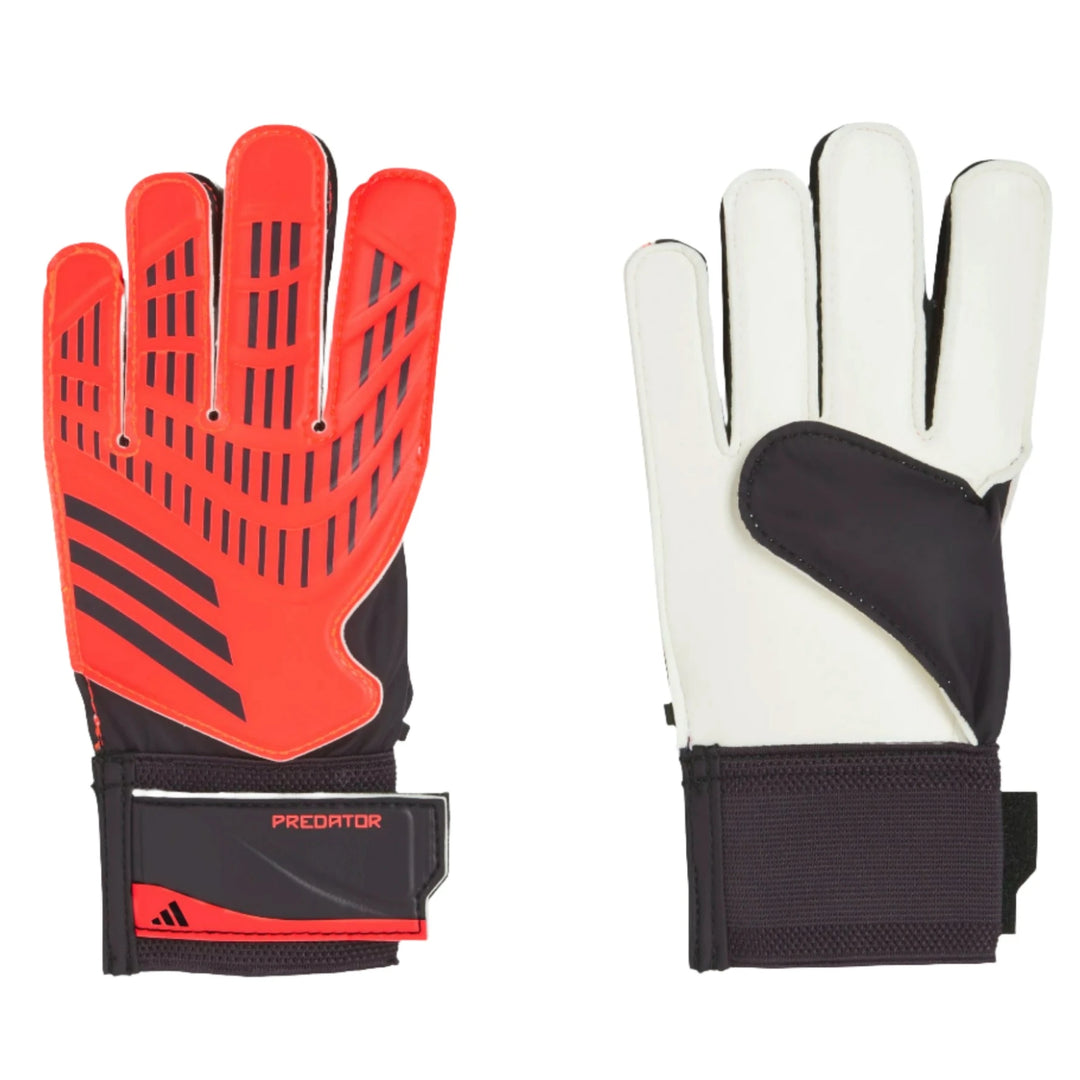 adidas Junior Predator Training Goalkeeper Glove Red Black Third Coast Soccer