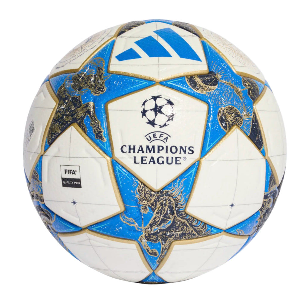 adidas UCL Pro Ball 25/26 - White/Blue/Gold – Third Coast Soccer