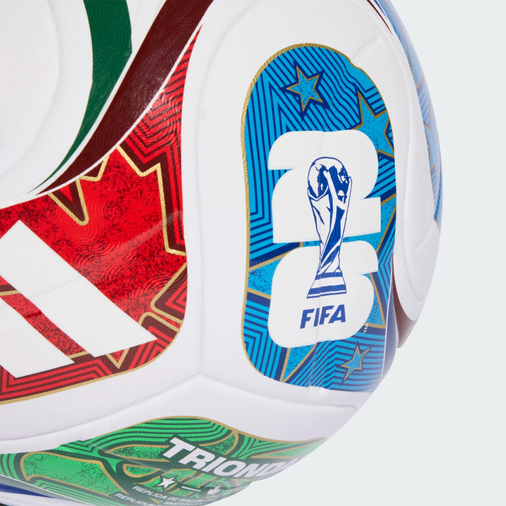 adidas World Cup 2026 League Ball - White/Royal/Red Balls - Third Coast Soccer