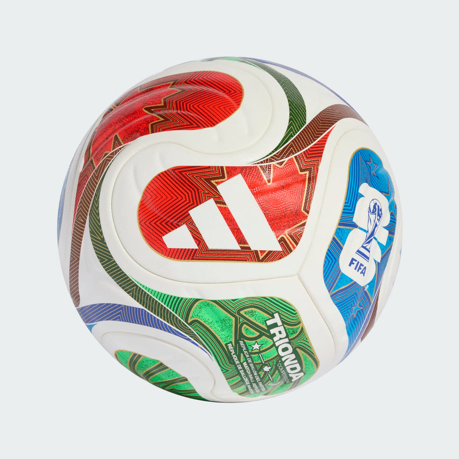 adidas World Cup 2026 Competition Ball - White/Blue/Red Balls White/Solar Blue/Power Red 5 - Third Coast Soccer