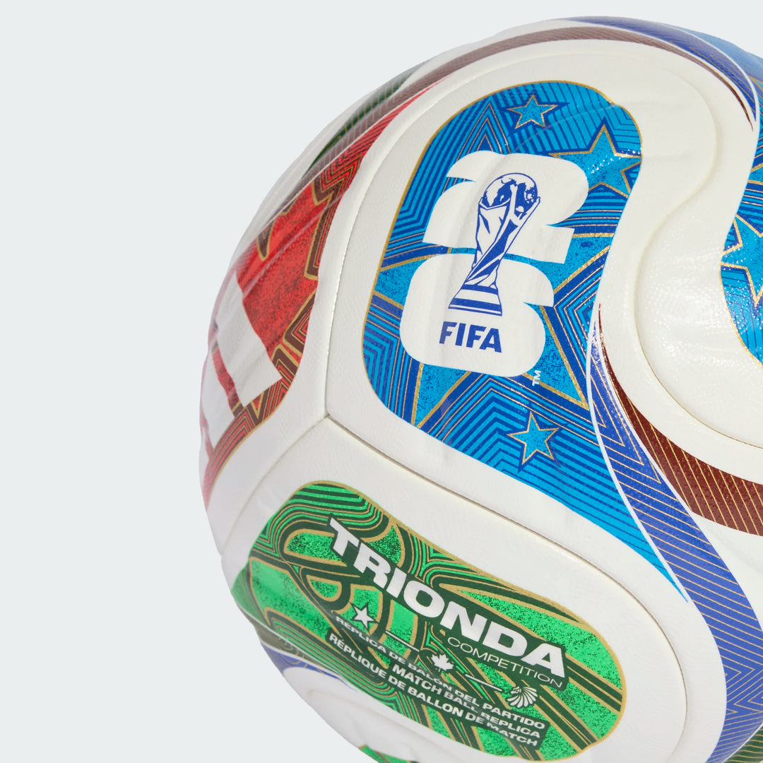 adidas World Cup 2026 Competition Ball - White/Blue/Red Balls - Third Coast Soccer