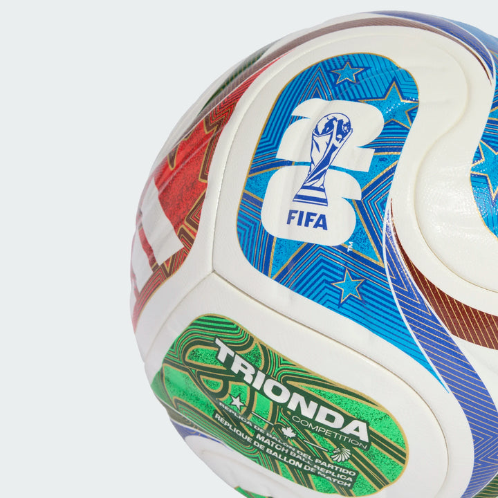 adidas World Cup 2026 Competition Ball - White/Blue/Red Balls - Third Coast Soccer
