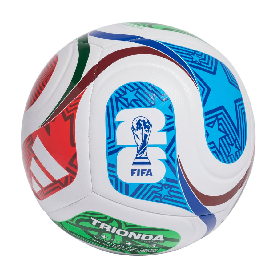adidas World Cup 2026 Training Ball - White/Royal/Red Balls - Third Coast Soccer