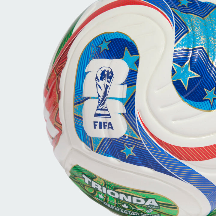 adidas World Cup 2026 Mini Ball - White/Royal/Red Balls - Third Coast Soccer