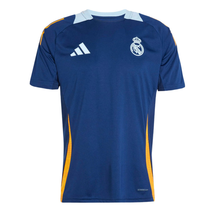 adidas Real Madrid Training Jersey 24/25 - Navy/Orange Club Replica - Third Coast Soccer