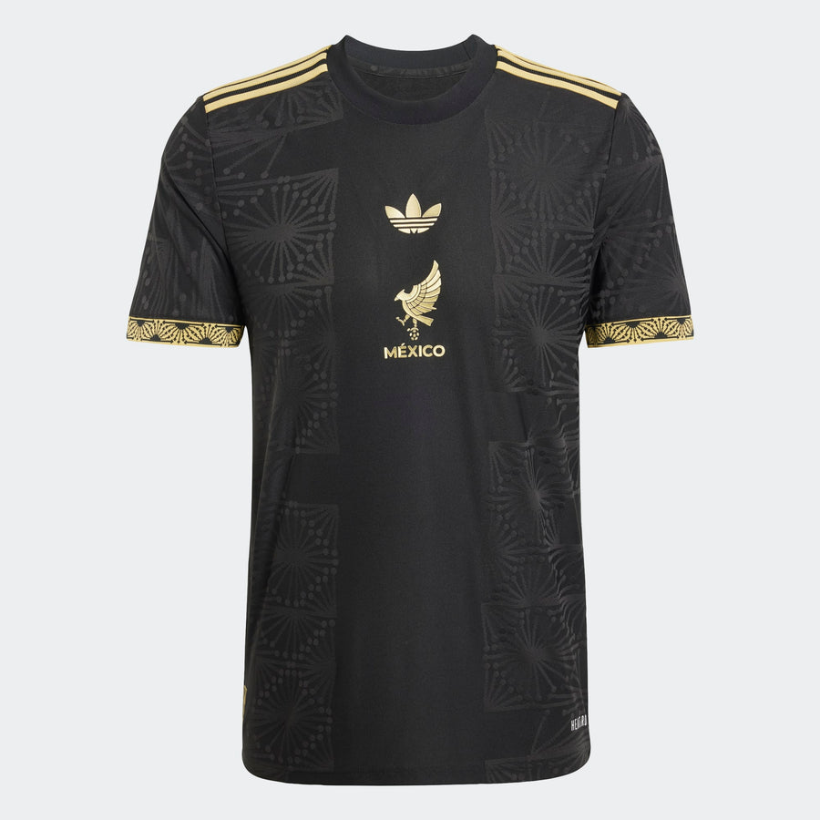 adidas Mexico Gold Jersey - Black International Replica - Third Coast Soccer