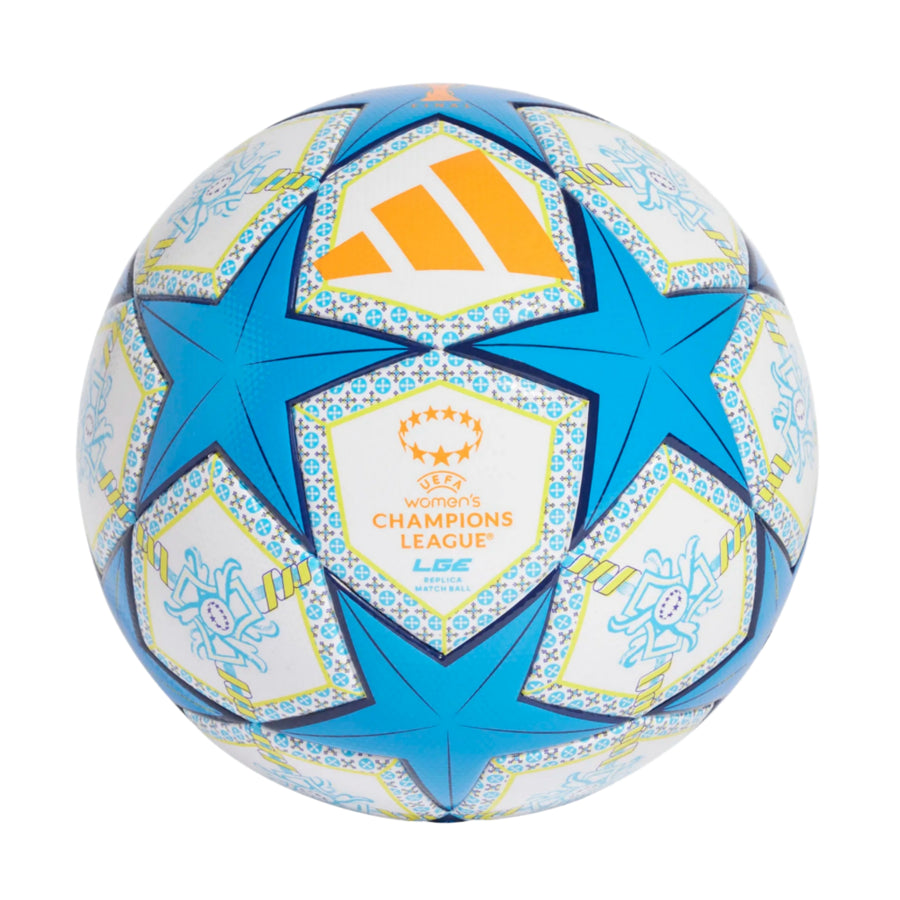 adidas UWCL League Ball 2025 - White/Orange/Night Sky Balls - Third Coast Soccer