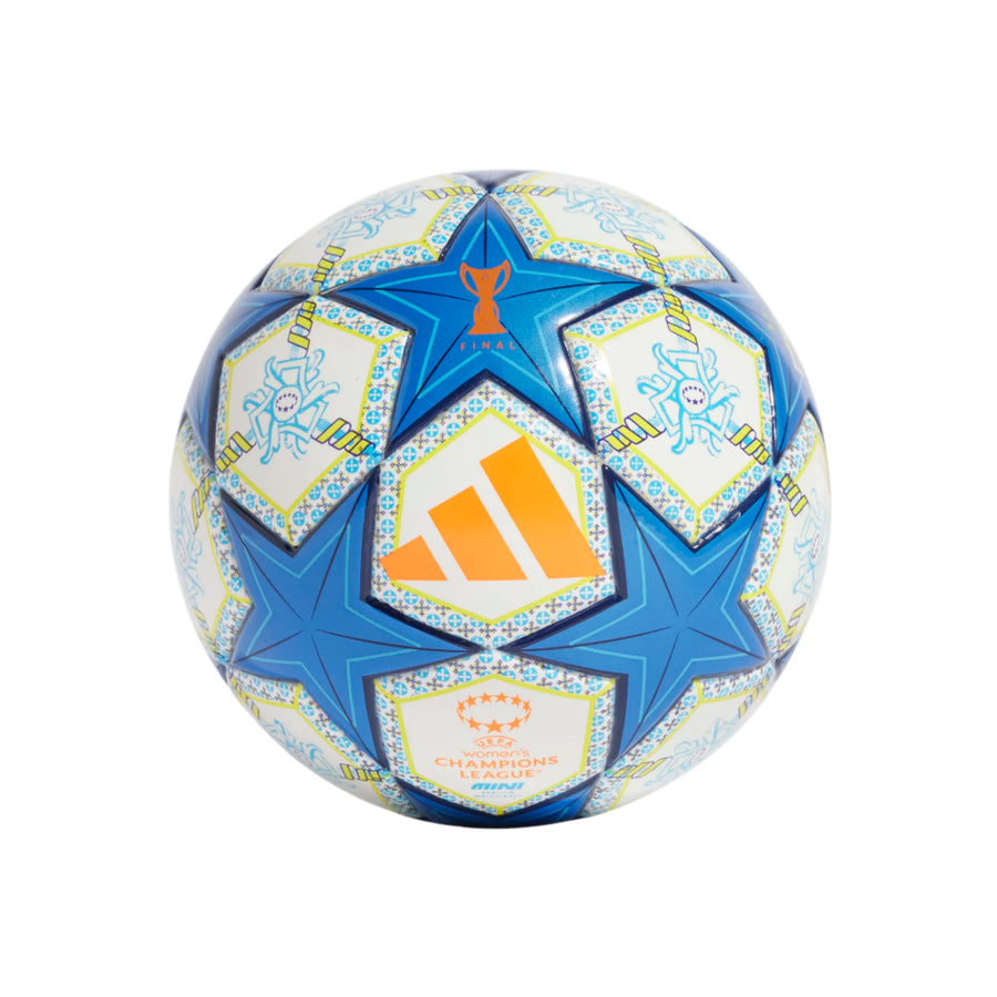 adidas UWCL Mini Ball 2025 - White/Orange/Night Sky Balls - Third Coast Soccer