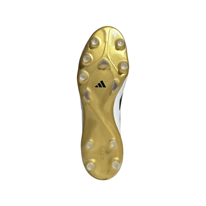 adidas Copa Pure III Elite FG - White/Black/Gold Men's Footwear - Third Coast Soccer