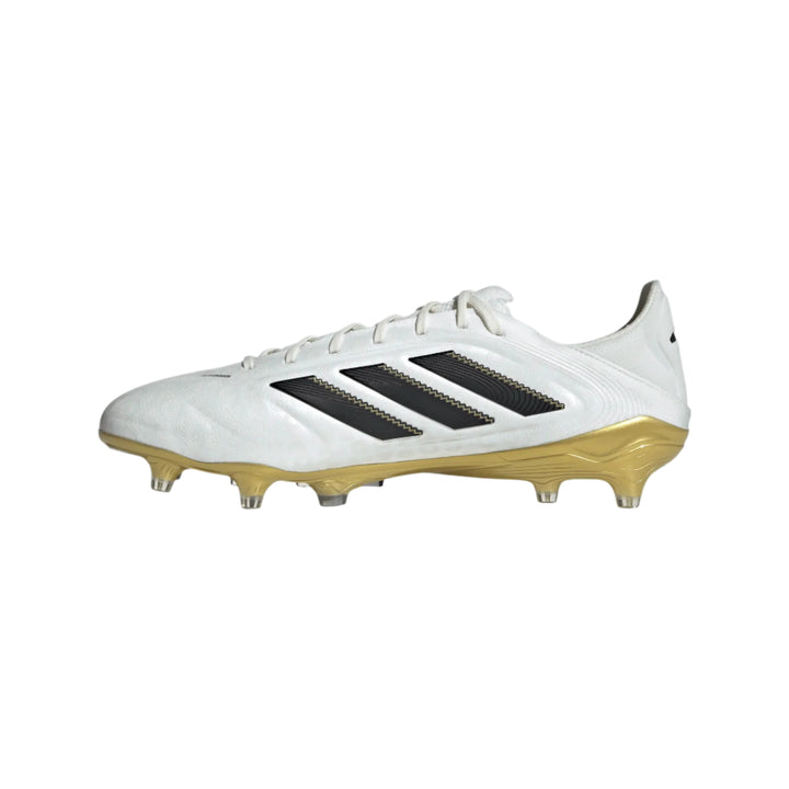 adidas Copa Pure III Elite FG - White/Black/Gold Men's Footwear - Third Coast Soccer