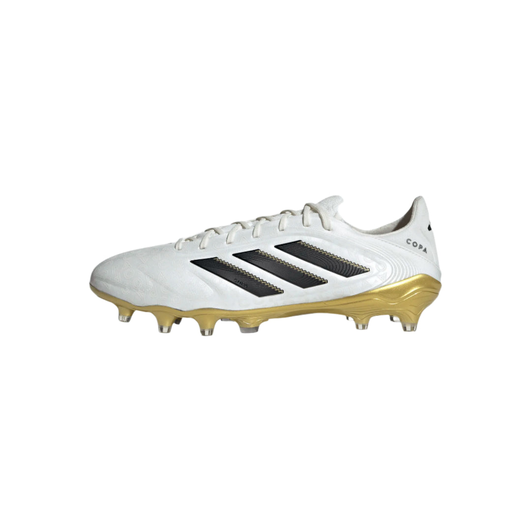 adidas Copa Pure III Elite FG - White/Black/Gold Men's Footwear - Third Coast Soccer