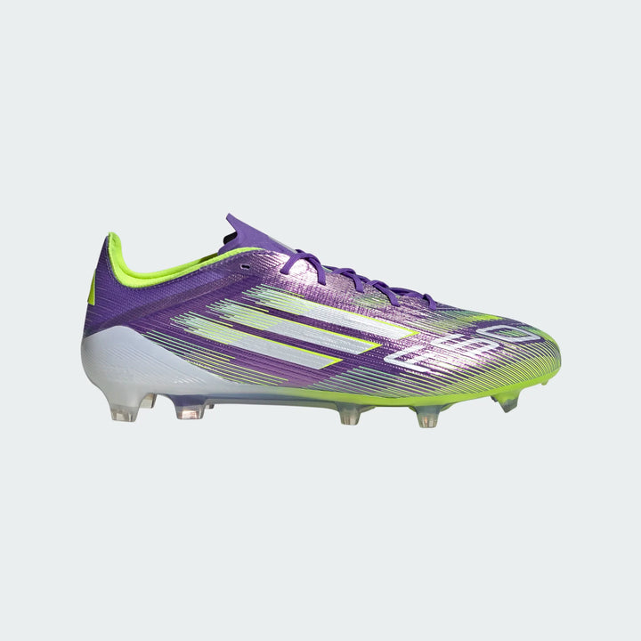 adidas F50 Elite FG - Purple/White/Lucid Lemon Men's Footwear - Third Coast Soccer