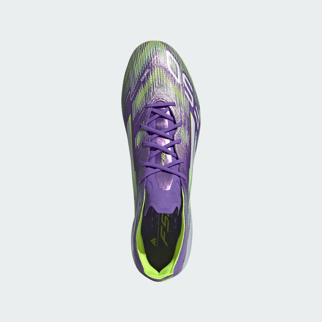 adidas F50 Elite FG - Purple/White/Lucid Lemon Men's Footwear - Third Coast Soccer