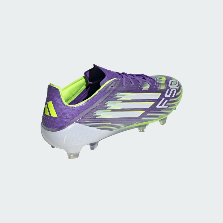 adidas F50 Elite FG - Purple/White/Lucid Lemon Men's Footwear - Third Coast Soccer