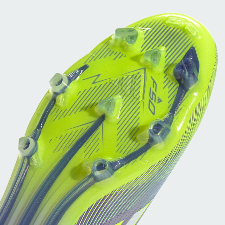 adidas F50 Elite FG - Purple/White/Lucid Lemon Men's Footwear - Third Coast Soccer