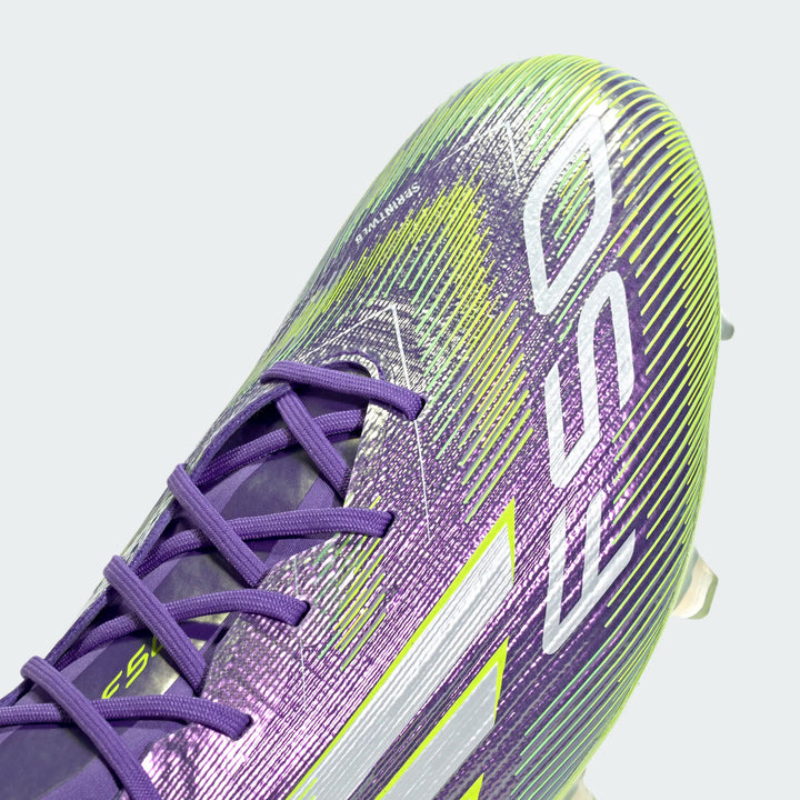 adidas F50 Elite FG - Purple/White/Lucid Lemon Men's Footwear - Third Coast Soccer