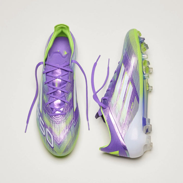 adidas F50 Elite FG - Purple/White/Lucid Lemon Men's Footwear - Third Coast Soccer