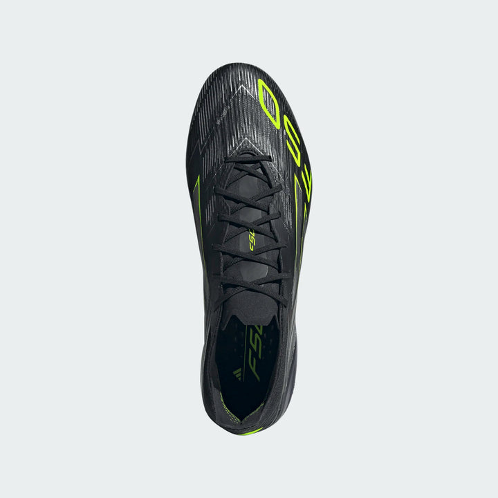 adidas F50 Elite FG - Black/Iron Metallic/Lucid Lemon Men's Footwear - Third Coast Soccer