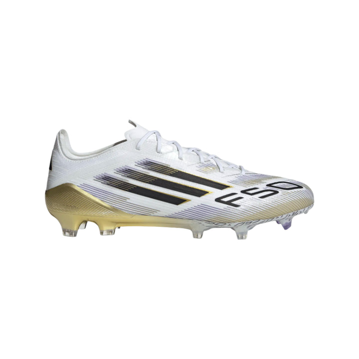 adidas F50 Elite FG - White/Black/Gold Men's Footwear - Third Coast Soccer