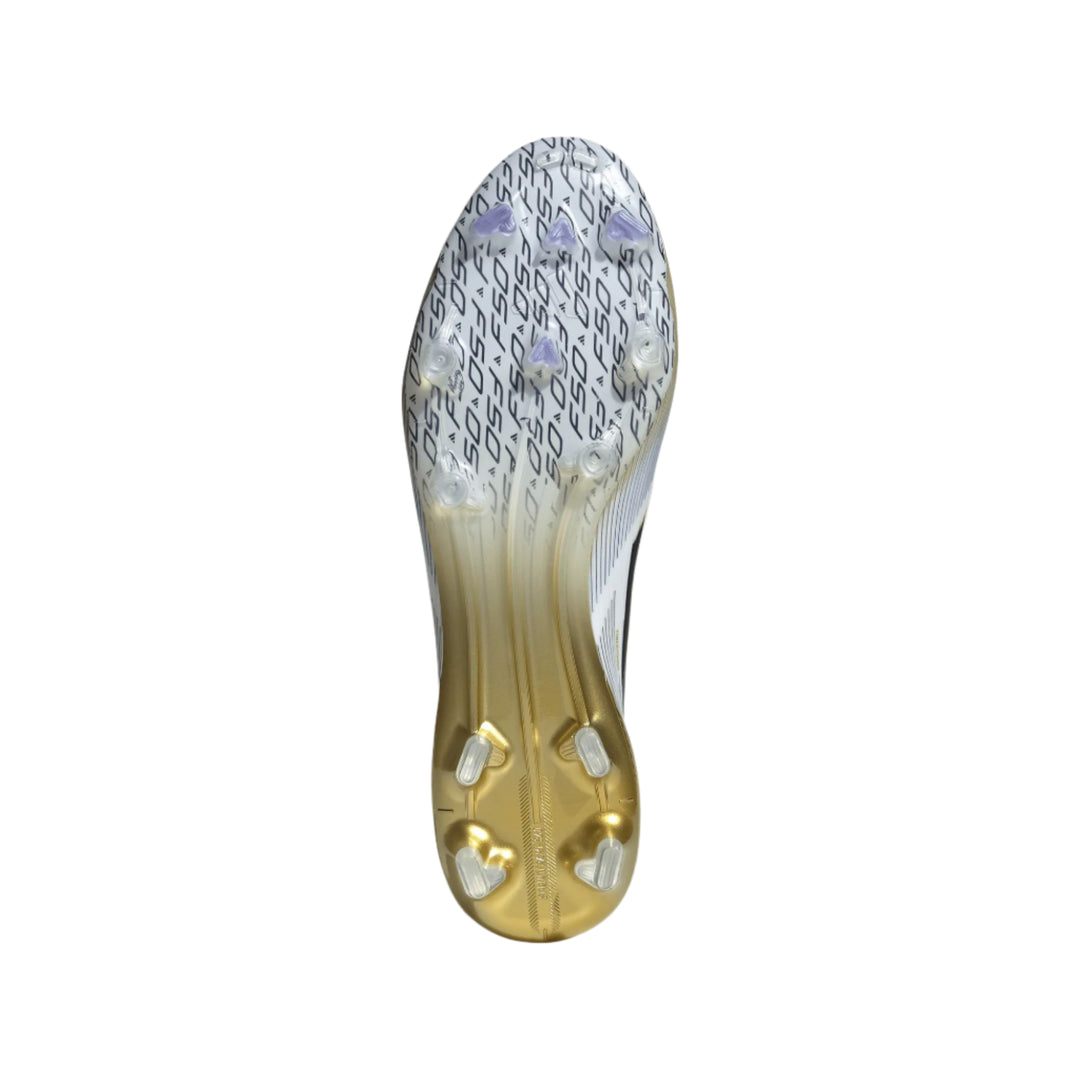 adidas F50 Elite FG - White/Black/Gold Men's Footwear - Third Coast Soccer