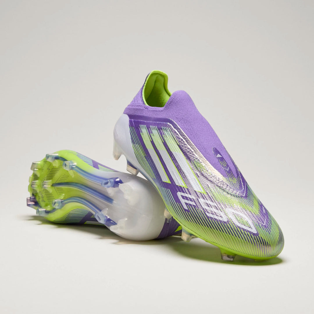 adidas F50 Elite Laceless FG - White/Black/Lucid Lemon Men's Footwear - Third Coast Soccer
