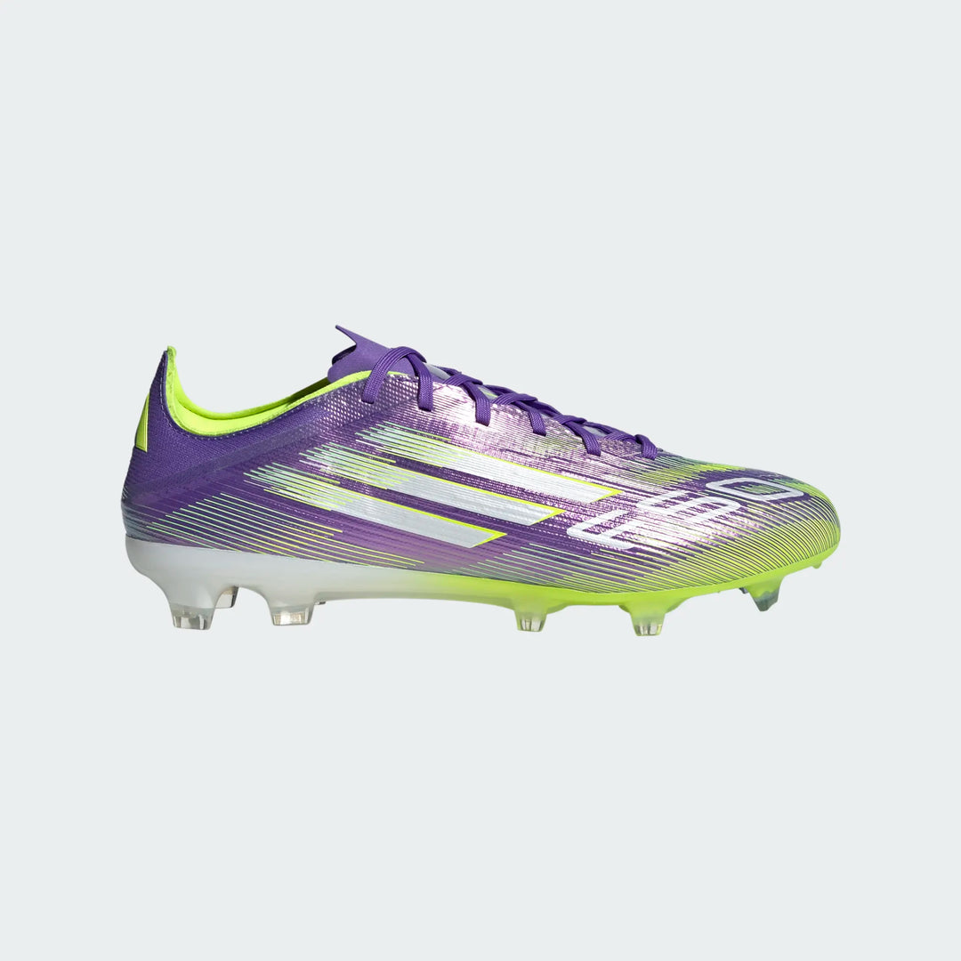 adidas F50 Pro FG - Purple/Feather White/Lucid Lemon Men's Footwear - Third Coast Soccer
