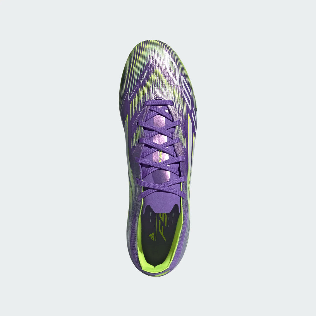 adidas F50 Pro FG - Purple/Feather White/Lucid Lemon Men's Footwear - Third Coast Soccer