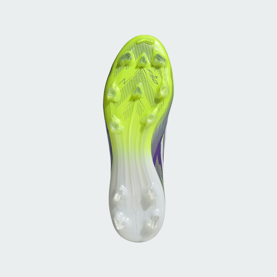 adidas F50 Pro FG - Purple/Feather White/Lucid Lemon Men's Footwear - Third Coast Soccer