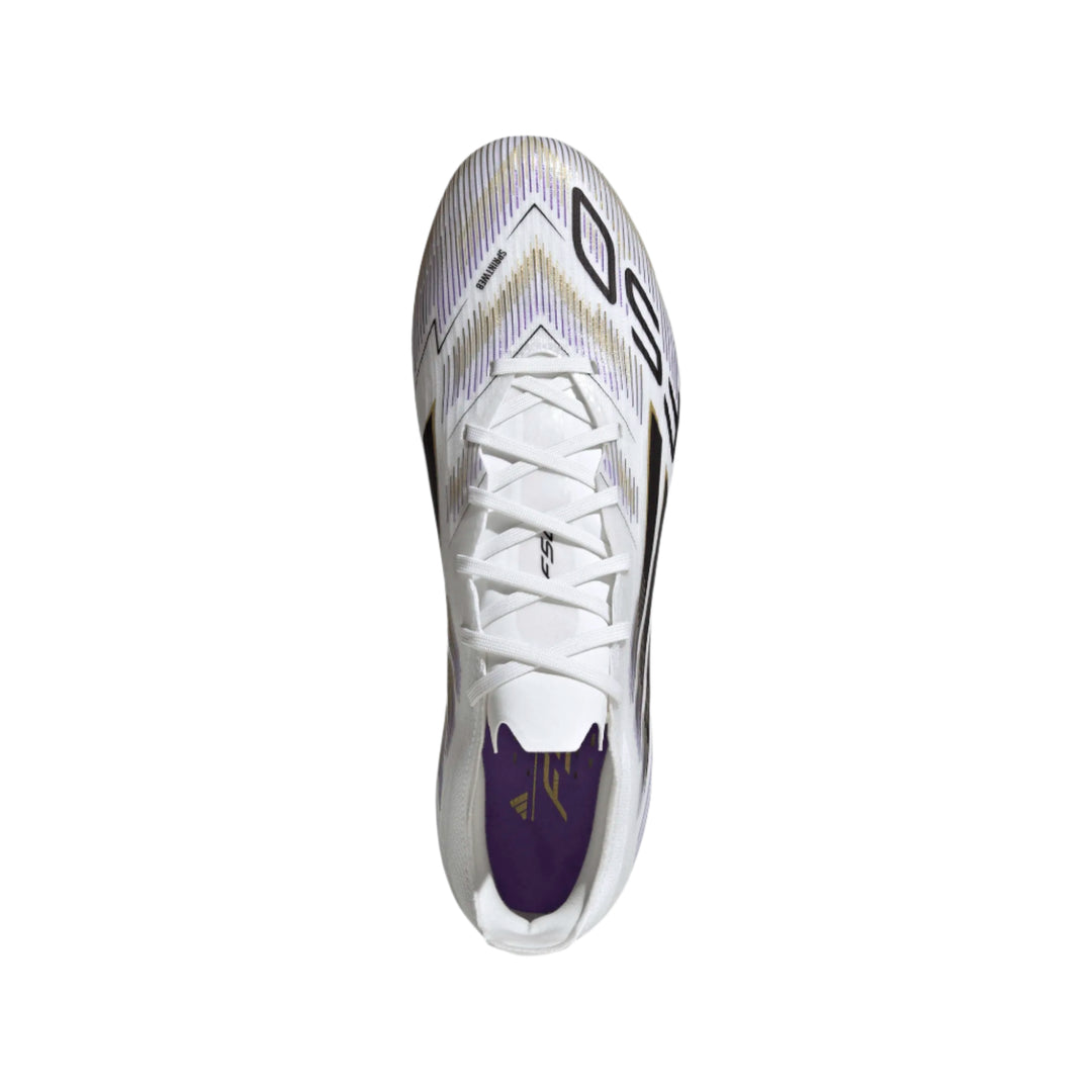 adidas F50 Pro FG - White/Black/Gold Men's Footwear - Third Coast Soccer