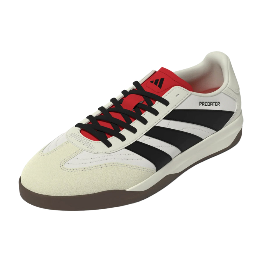 adidas Predator Freestyle - White/Black/Red Mens Indoor - Third Coast Soccer