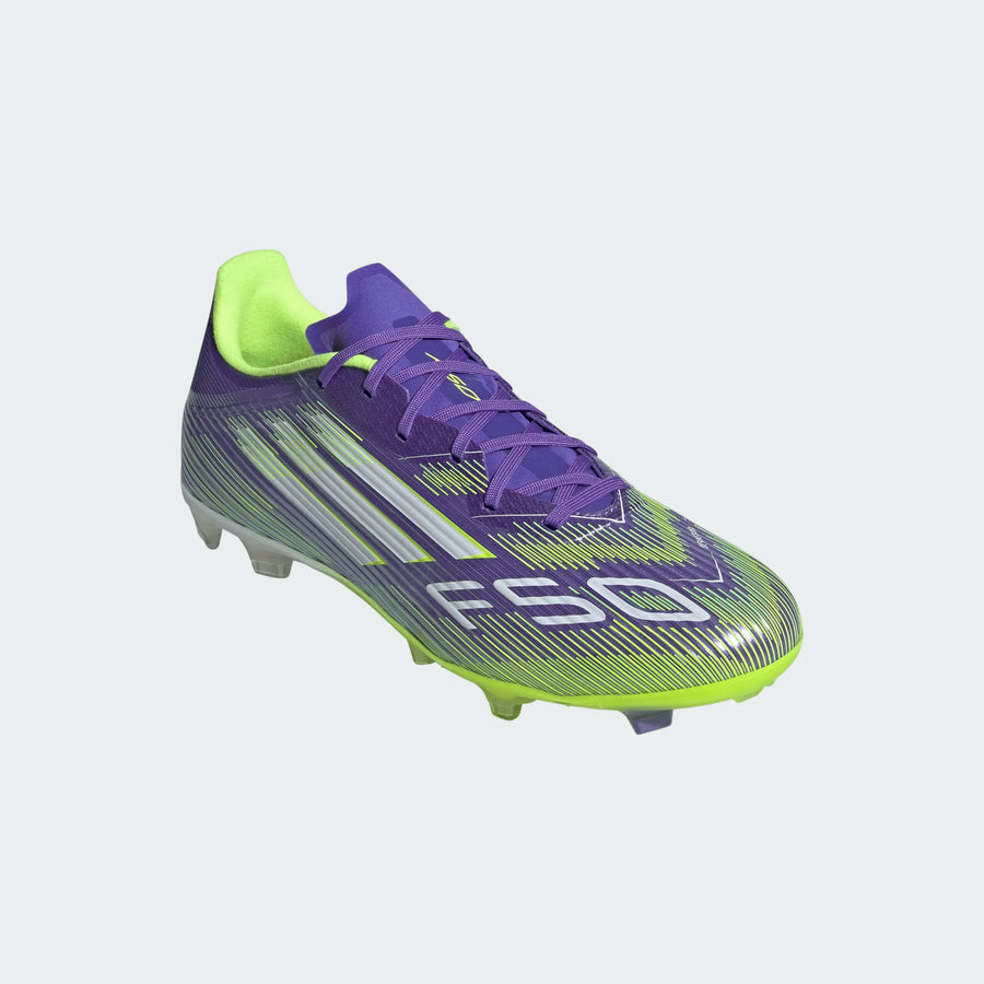 adidas F50 League FG/MG - White/Lucid Lemon Men's Footwear - Third Coast Soccer