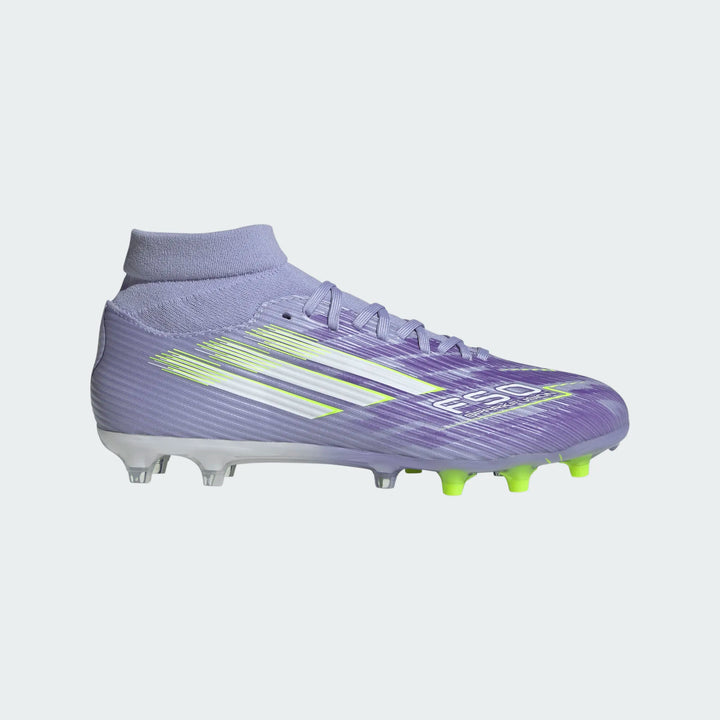 adidas Women's F50 Sparkfusion League FG - Violet/Lucid Lemon Women's Footwear - Third Coast Soccer