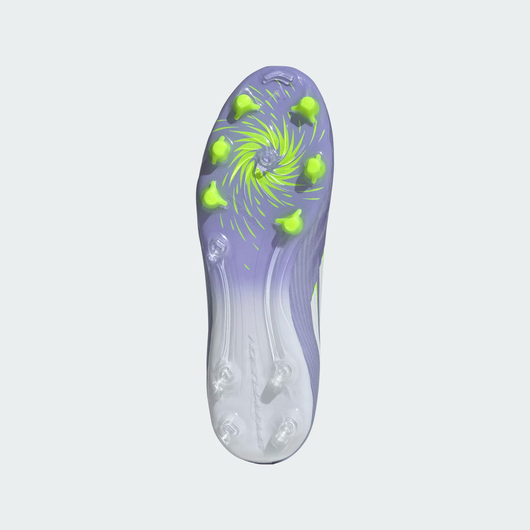 adidas Women's F50 Sparkfusion League FG - Violet/Lucid Lemon Women's Footwear - Third Coast Soccer