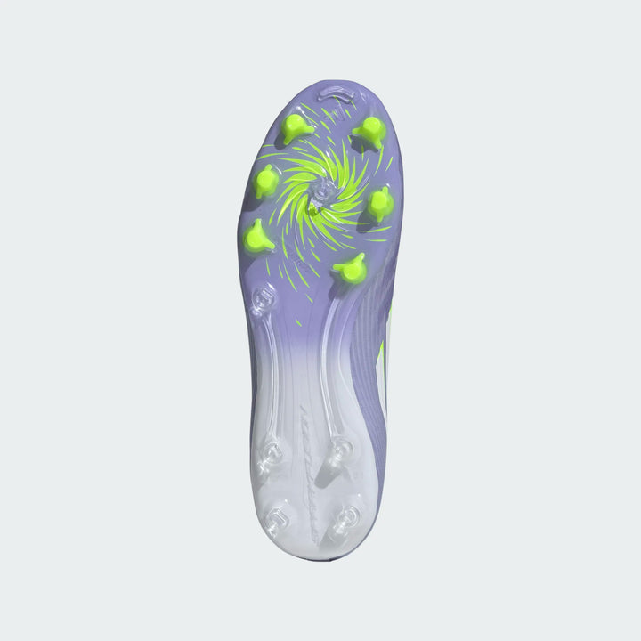adidas Women's F50 Sparkfusion League FG - Violet/Lucid Lemon Women's Footwear - Third Coast Soccer