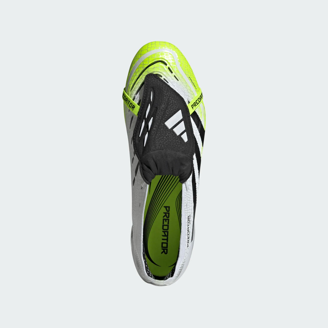 adidas Predator Elite FT FG - White/Black/Lucid Lemon Men's Footwear - Third Coast Soccer