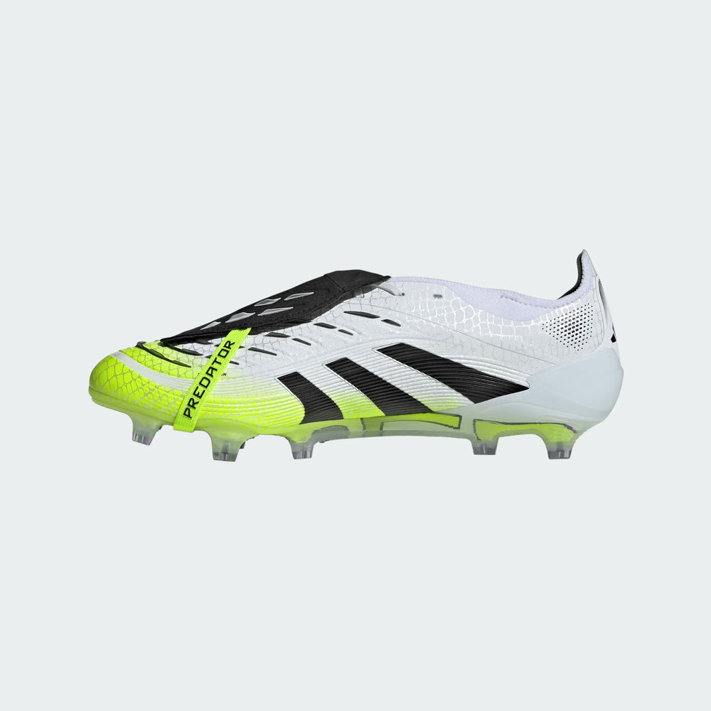 adidas Predator Elite FT FG - White/Black/Lucid Lemon Men's Footwear - Third Coast Soccer