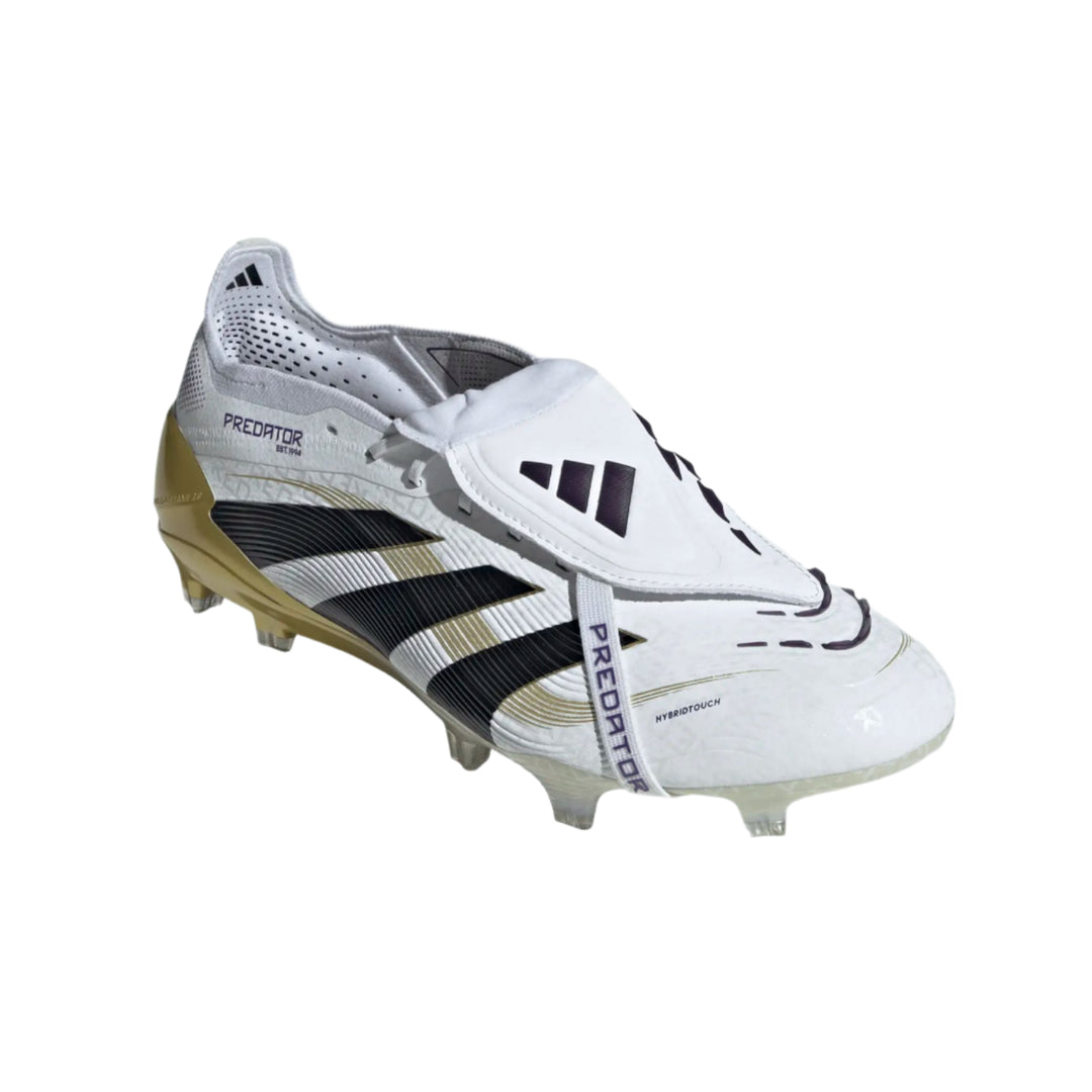 adidas Predator Elite FT FG - White/Black/Gold Men's Footwear - Third Coast Soccer
