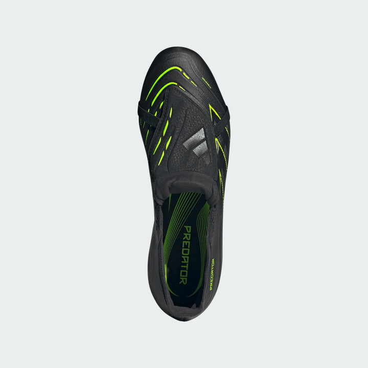 adidas Predator League FT FG - Black/Lucid Lemon Men's Footwear - Third Coast Soccer