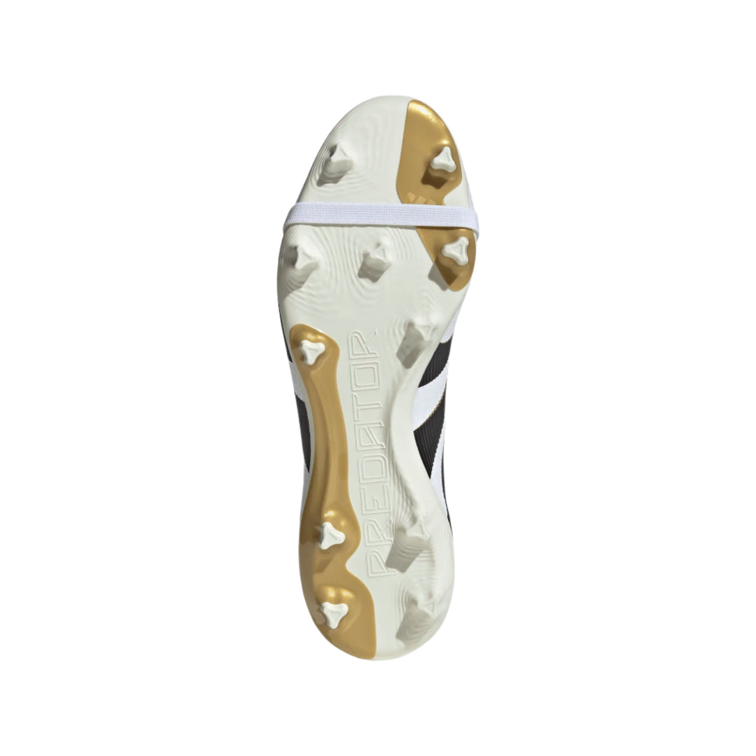 adidas Predator League FT FG - White/Black/Gold Men's Footwear - Third Coast Soccer