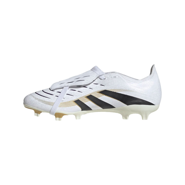 adidas Predator League FT FG - White/Black/Gold Men's Footwear - Third Coast Soccer