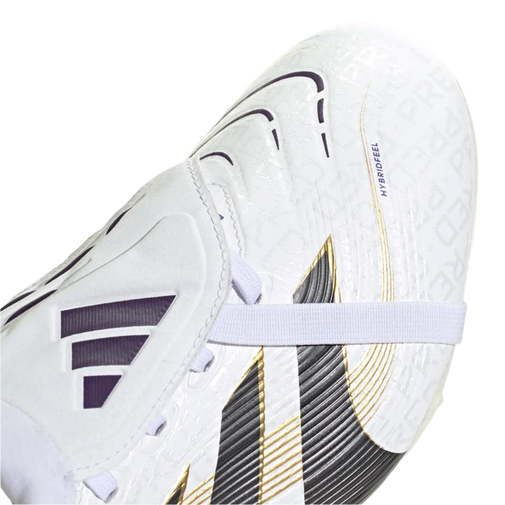 adidas Predator League FT FG - White/Black/Gold Men's Footwear - Third Coast Soccer