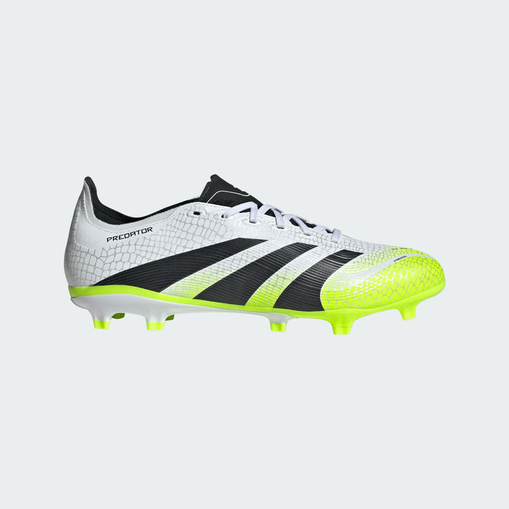 adidas Predator League FG - White/Black/Lucid Lemon Men's Footwear - Third Coast Soccer