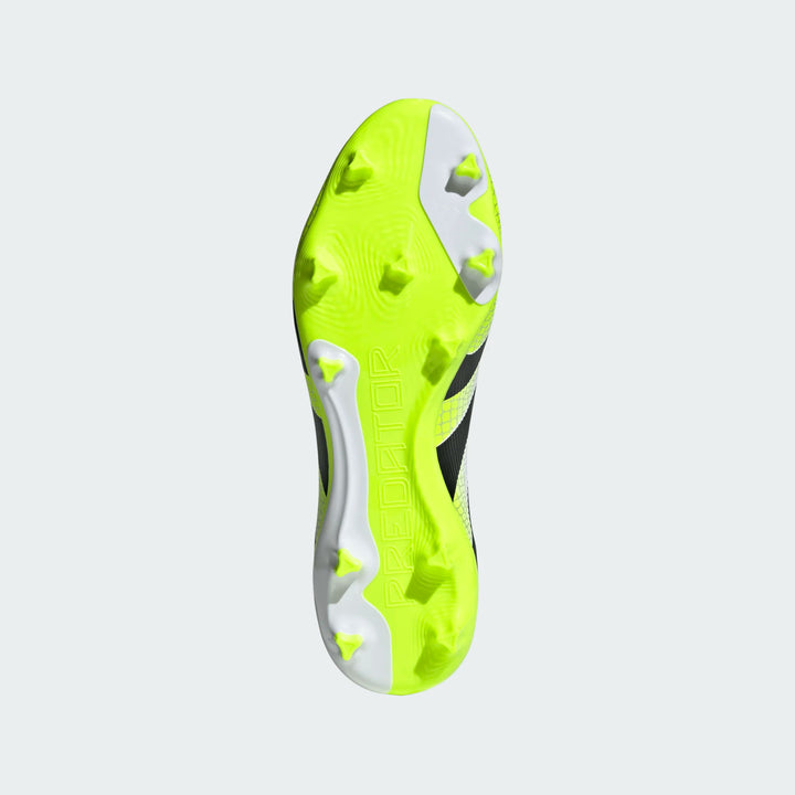 adidas Predator League FG - White/Black/Lucid Lemon Men's Footwear - Third Coast Soccer