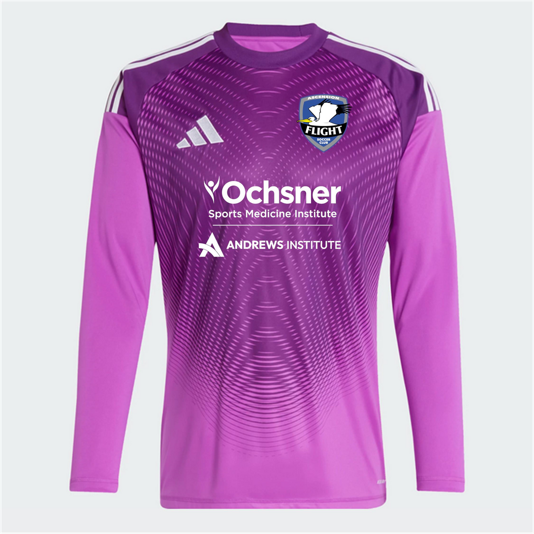 adidas AFSC Tiro 25 Competition GK Jersey - Purple Burst Ascension Flight Soccer Club Purple Burst Mens Small - Third Coast Soccer