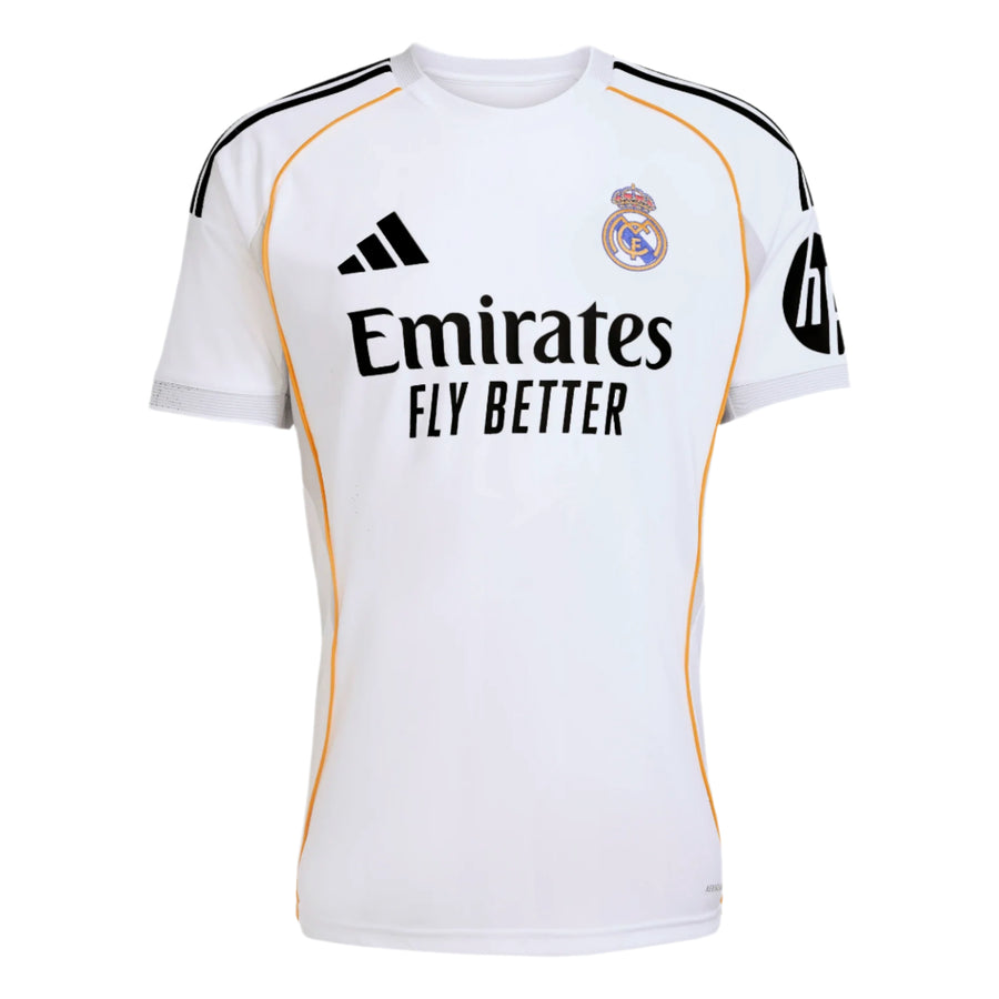 adidas Real Madrid Home Jersey 25/26 Club Replica White Mens Small - Third Coast Soccer