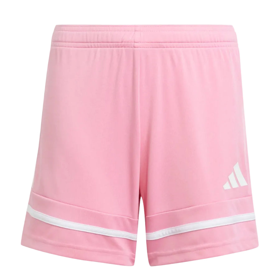 adidas Girls Squadra 25 Shorts - Pink/White Shorts Light Pink/White Youth XSmall - Third Coast Soccer